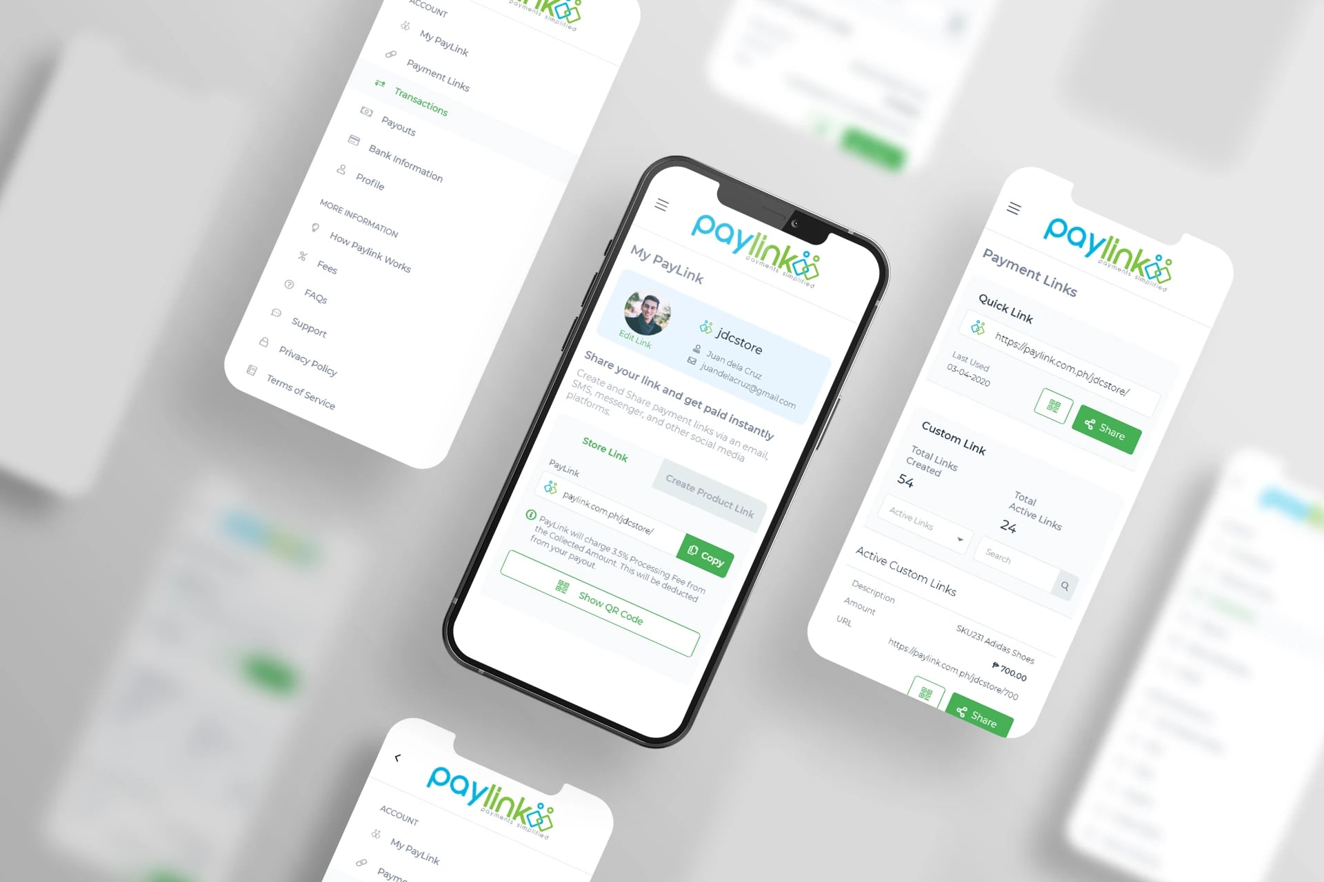PayLink, screen 2 of 3